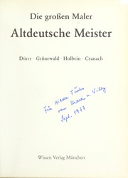 Cover of: Altdeutsche Meister by 