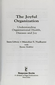 Cover of: The joyful organization | Imre Leovey