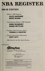 Cover of: The Sporting News Official NBA Register, 1991-1992 by Sporting News