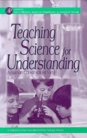 Cover of: Teaching science for understanding: a human constructivist view