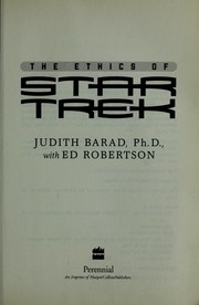 Cover of: The ethics of Star trek