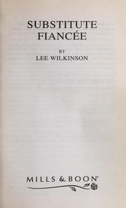 Cover of: Substitute fiancee by Lee Wilkinson