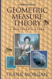 Geometric measure theory by Frank Morgan