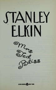 Cover of: Mrs. Ted Bliss by Stanley Elkin