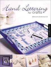 Cover of: Hand lettering for crafts: a decorative guide from A to Z