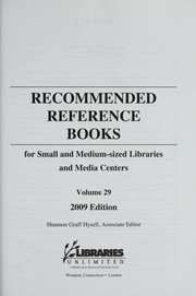 Cover of: Recommended reference books for small and medium-sized libraries and media centers