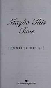 Cover of: Maybe this time