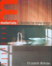 Cover of: Materials by Elizabeth Wilhide