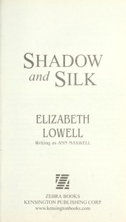 Cover of: Shadow and silk