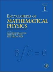 Cover of: Encyclopedia of Mathematical Physics, Volume 1-5 by 