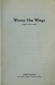 Cover of: Wenny has wings