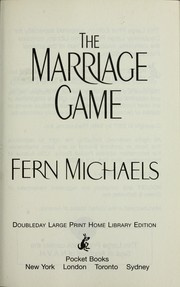 Cover of: The marriage game by Fern Michaels