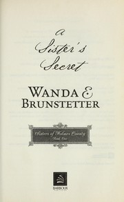 Cover of: A sister's secret
