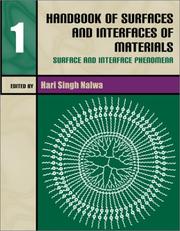 Cover of: Handbook of Surfaces and Interfaces of Materials Five Volume Set