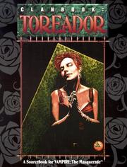 Cover of: Clanbook: Toreador (Vampire: The Masquerade Novels) by Steven C. Brown