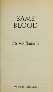 Cover of: Same blood