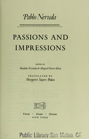 Cover of: Passions and impressions