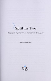 Cover of: Split in two by Karen Buscemi