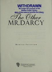 Cover of: The other Mr. Darcy | Monica Fairview