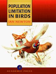 Cover of: Population Limitation in Birds