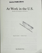 Cover of: At work in the U.S. by Paula M. Jablon