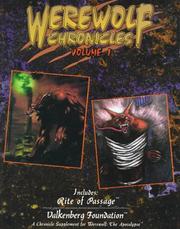 Cover of: Werewolf Chronicles: Rite of Passage : Through Danger Reborn (Werewolf - the Apocalypse , Vol 1)