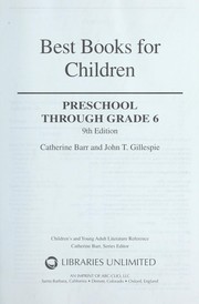 Cover of: Best books for children: preschool through grade 6