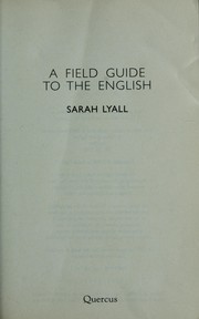 Cover of: A field guide to the British