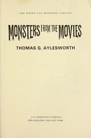 Cover of: Monsters from the movies