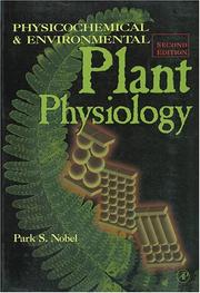 Cover of: Physicochemical & environmental plant physiology