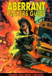 Cover of: Aberrant Players Guide (Aberrant Roleplaying, WW8505) (Aberrant) by Andrea Bates, Bruce Baugh, Deird're Brooks