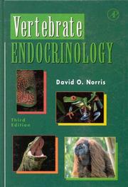 Cover of: Vertebrate Endocrinology, Third Edition by David O. Norris
