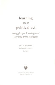 Cover of: Learning As a Political Act by 