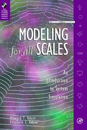 Cover of: Modeling for all Scales by Howard T. Odum, Elisabeth C. Odum