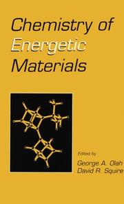 Cover of: Chemistry of energetic materials