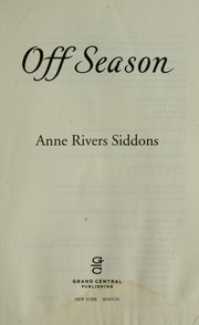 Cover of: Off season by Anne Rivers Siddons