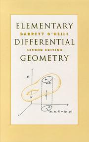 Cover of: Elementary differential geometry by Barrett O'Neill