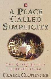 Cover of: A place called simplicity