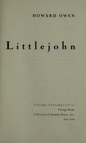 Littlejohn by Howard Owen