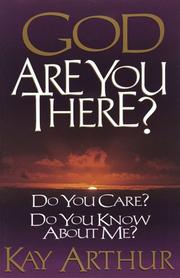 Cover of: God, are you there?