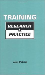 Cover of: Training by John Patrick, John Patrick