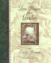 Cover of: Time began in a garden
