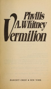 Cover of: Vermilion by Phyllis A. Whitney