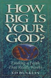 Cover of: How big is your God?