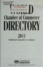 Cover of: World chamber of commerce directory 2011 | 