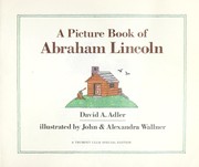 Cover of: A picture book of Abraham Lincoln | David A. Adler