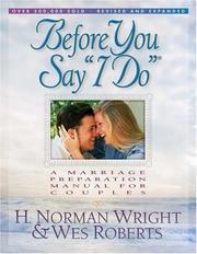 Cover of: Before You Say "I Do"®