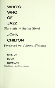 Cover of: Who's Who of Jazz by John Chilton
