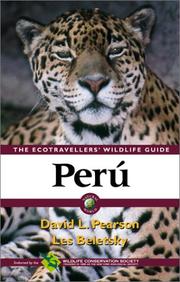 Cover of: Peru by David L. Pearson, Les Beletsky