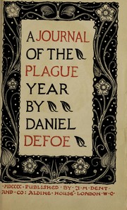 Cover of: A journal of the plague year | Daniel Defoe